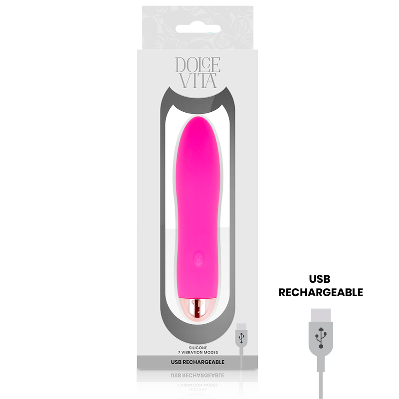 DOLCE VITA återuppladdningsbar vibrator Four Pink