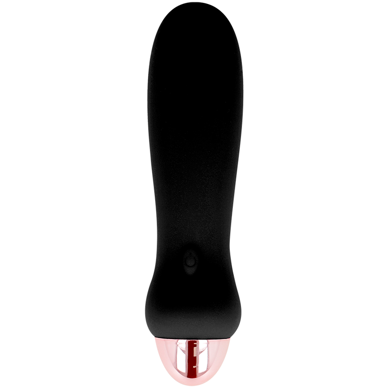 DOLCE VITA - ÅTERUPPLADDNINGSBAR VIBRATOR FIVE SVART 7 HASTIGHETER