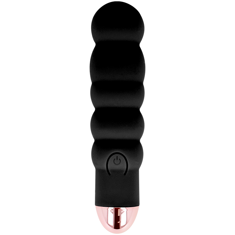 DOLCE VITA återladdningsbar vibrator Six Black med 7 hastigheter