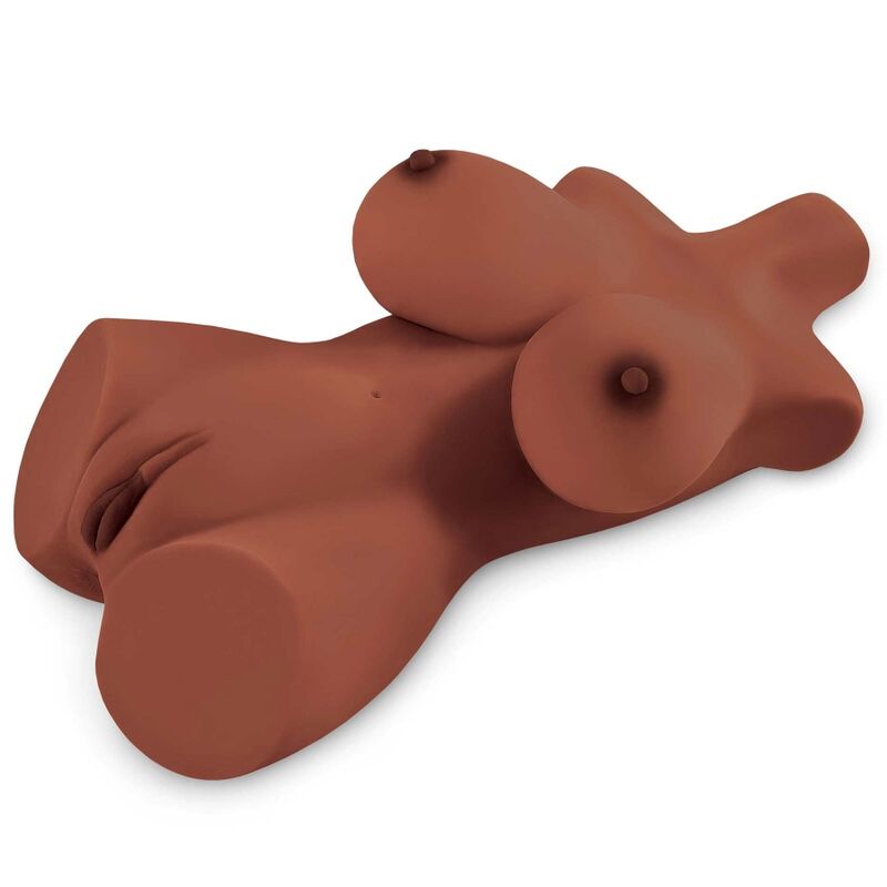 PDX PLUS Perfect 10 Torso Brown, realistisk docka