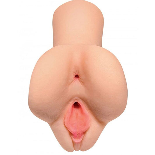 PDX PLUS Pick Your Pleasure dubbel masturbator med realistisk hudtextur