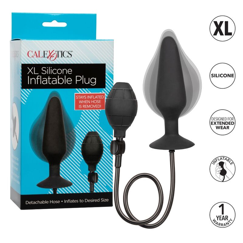 CalExotics XL Silicone Inflatable Plug