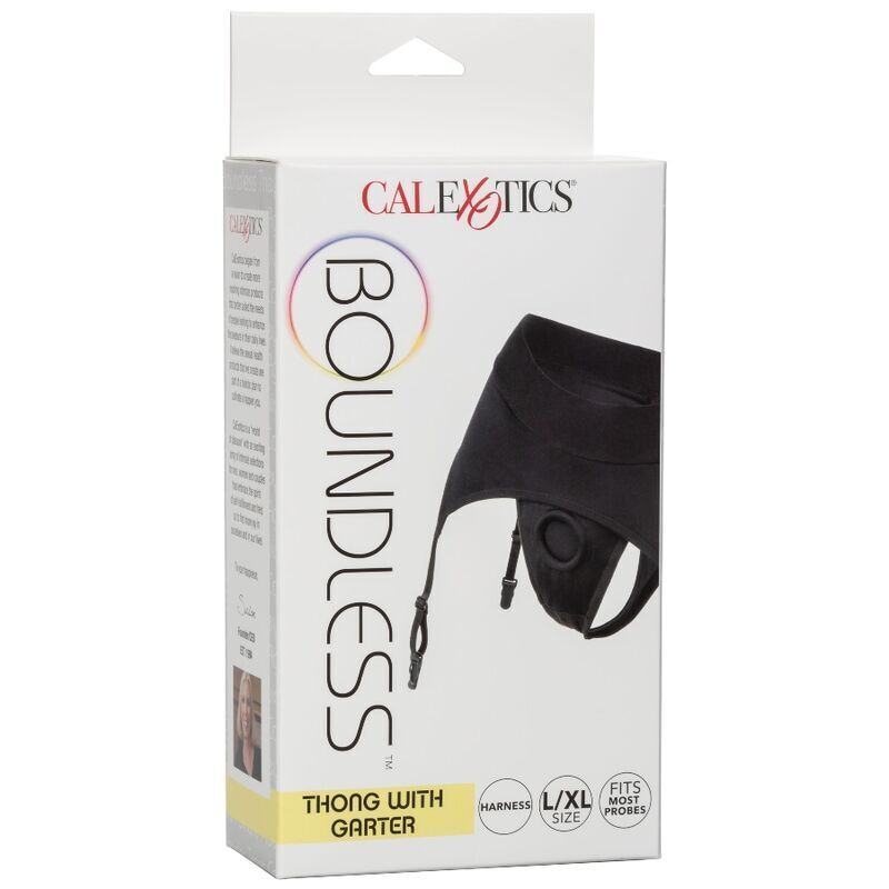 Boundless Thong med garter från Calexotics, storlek S/M
