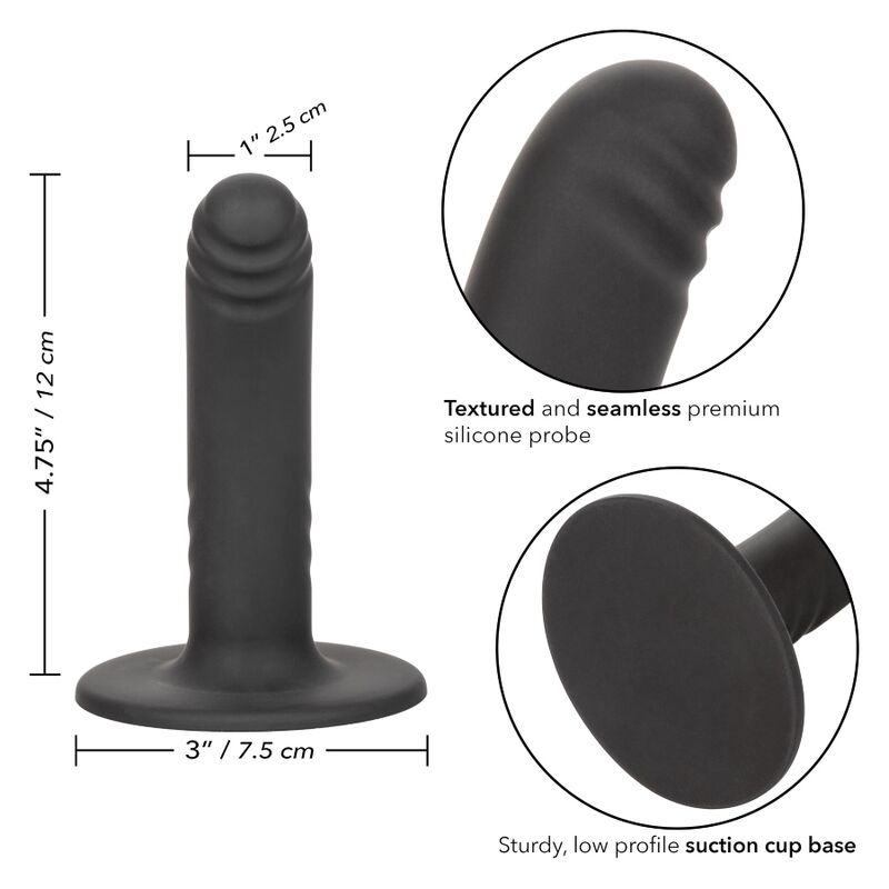 CALEXOTICS - BOUNDLESS DILDO 12 CM MED HARNESSKOMPATIBILITET