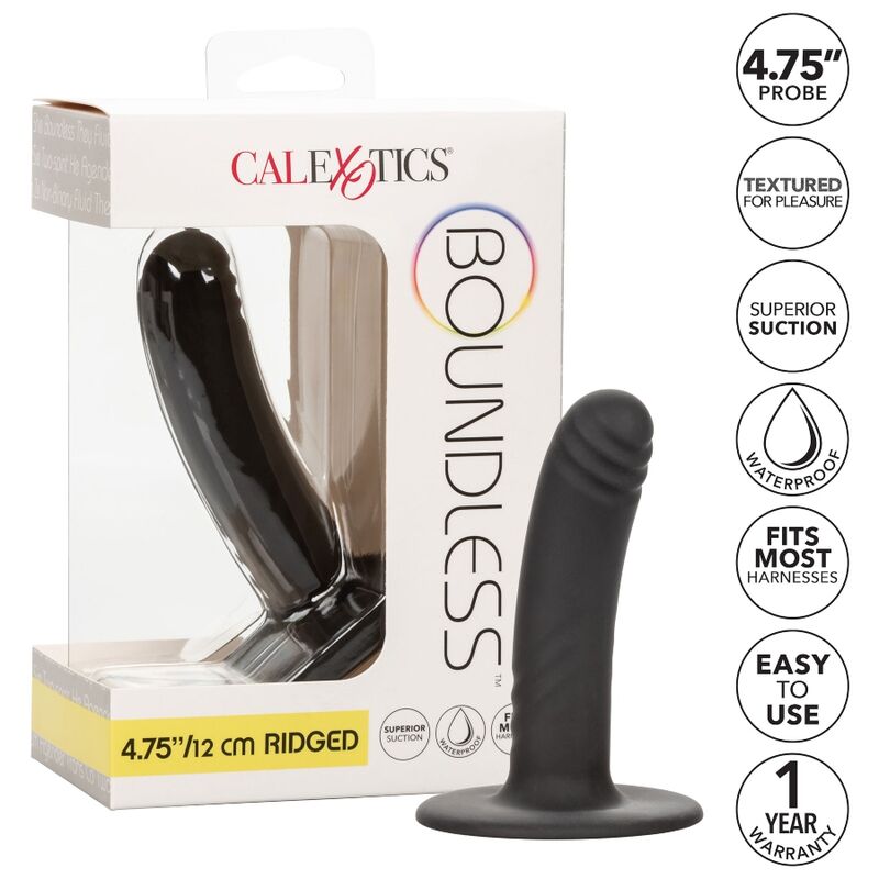 CALEXOTICS - BOUNDLESS DILDO 12 CM MED HARNESSKOMPATIBILITET