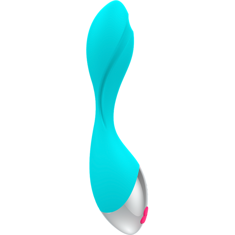 HAPPY LOKY Mini Fun Vibrator i turkos och silver
