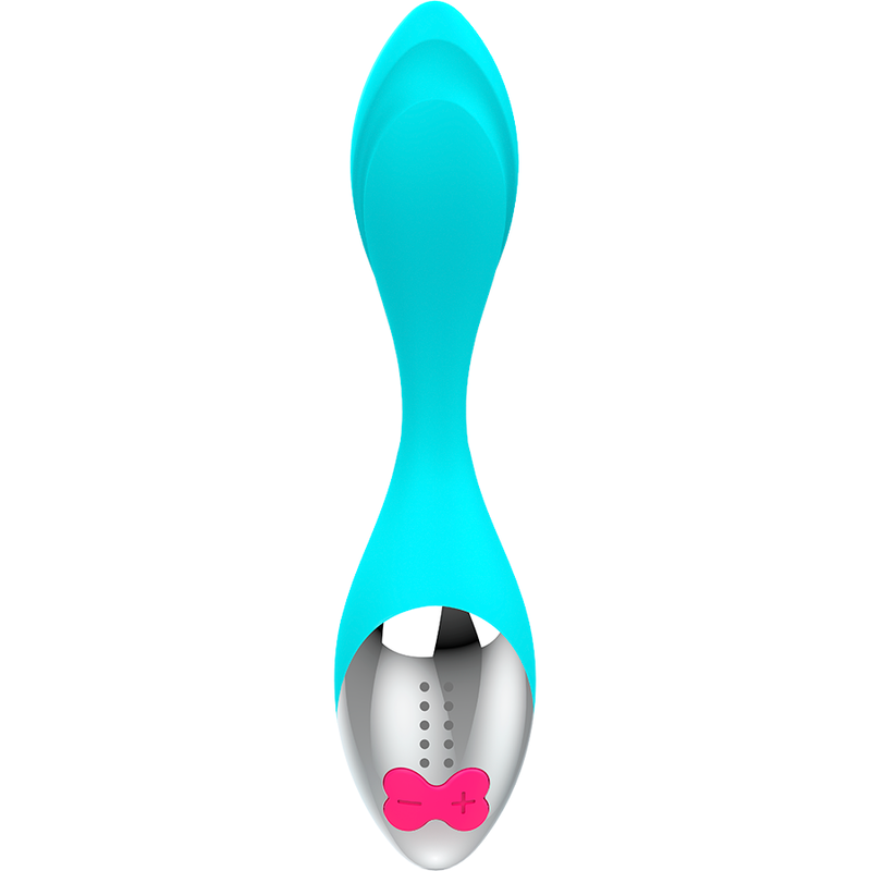 HAPPY LOKY Mini Fun Vibrator i turkos och silver