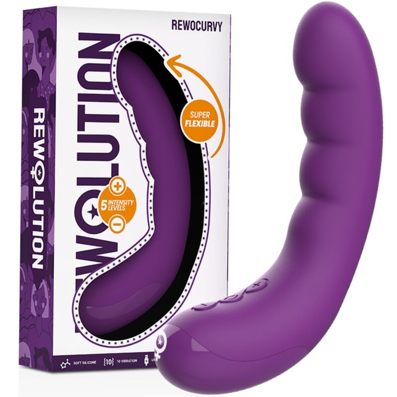 REWOLUTION REWOCURVY laddningsbar flexibel vibrator