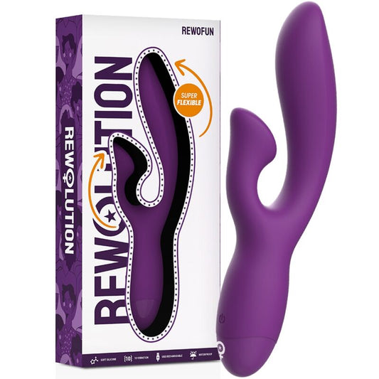 REWOLUTION REWOFUN flexibel vibrator med kanin