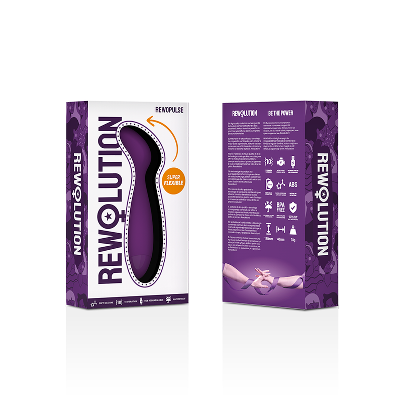 REWOLUTION REWOPULSE flexibel vibrator för G-punkt stimulans