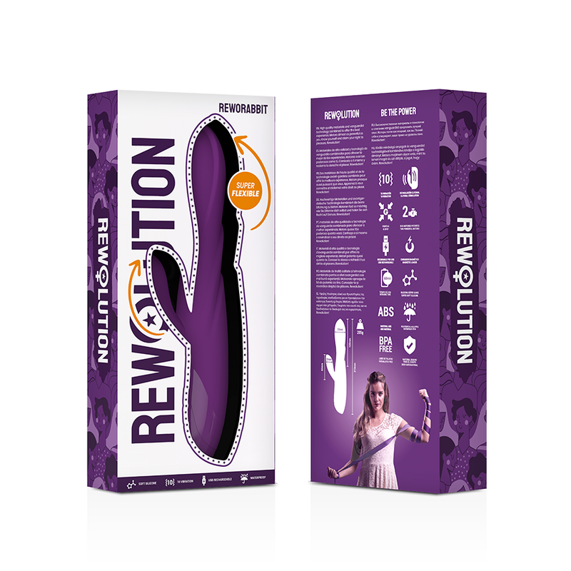 REWOLUTION REWORABBIT flexibel vibrator med kanin