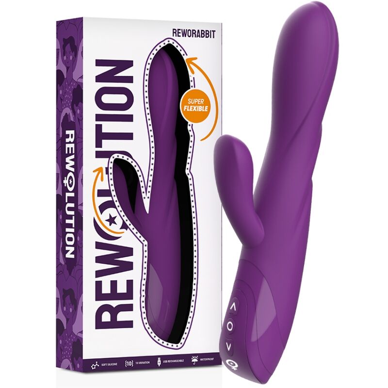 REWOLUTION REWORABBIT flexibel vibrator med kanin