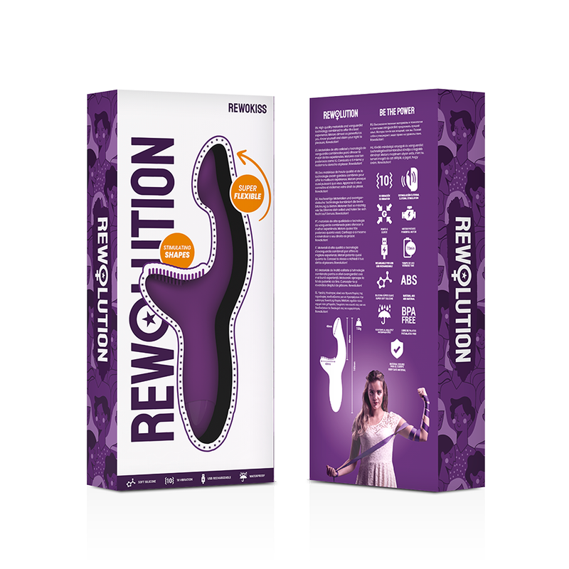 REWOKISS A-spot vibrator för klitoris och intern stimulering