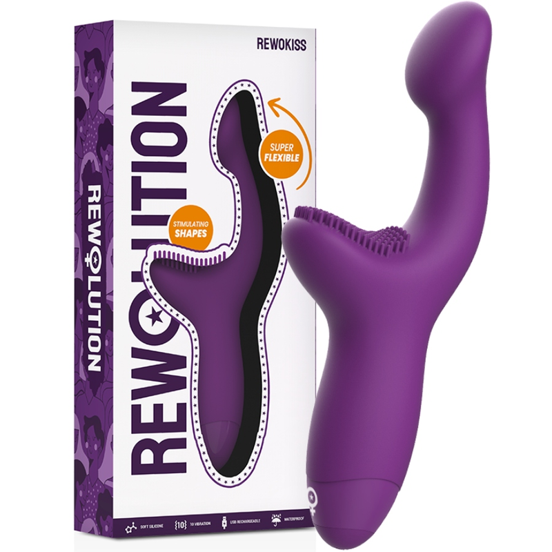 REWOKISS A-spot vibrator för klitoris och intern stimulering