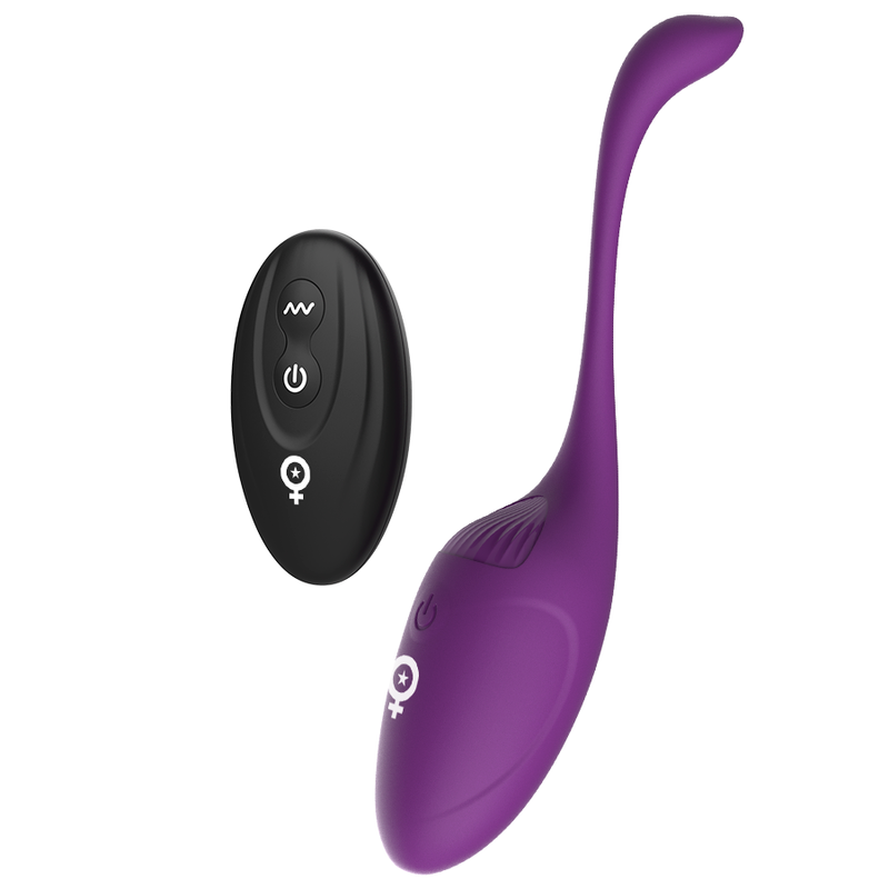 REWOVO äggvibrator med fjärrkontroll i silikon