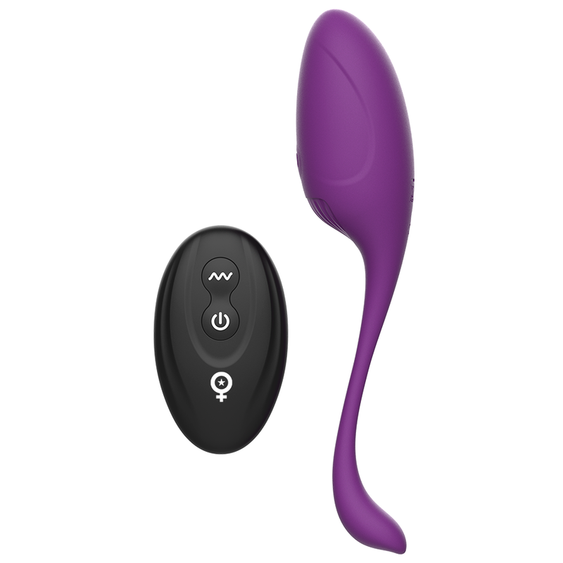 REWOVO äggvibrator med fjärrkontroll i silikon