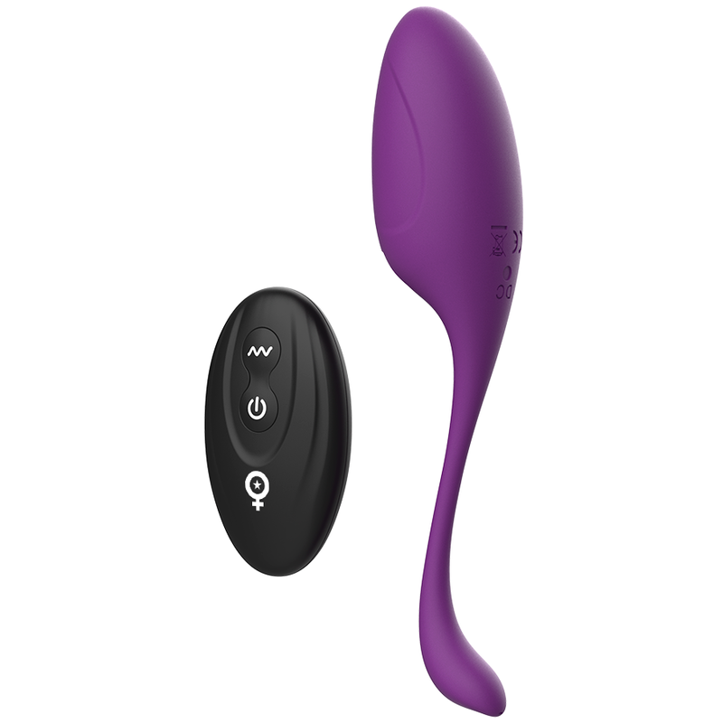REWOVO äggvibrator med fjärrkontroll i silikon