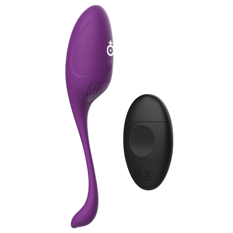 REWOVO äggvibrator med fjärrkontroll i silikon