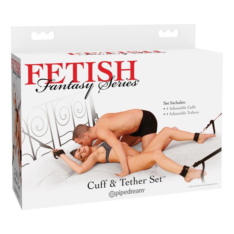 FETISH FANTASY CUFF OCH TETHER SET