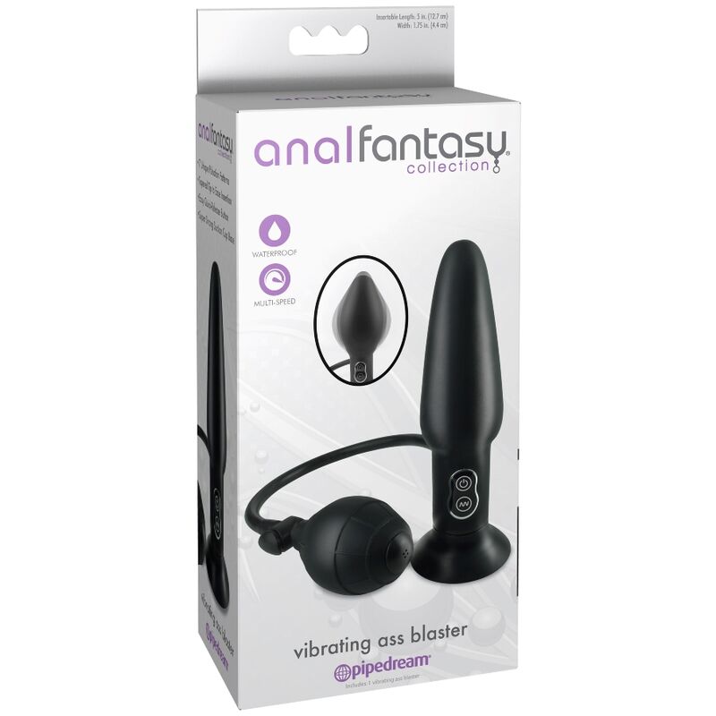 ANAL FANTASY uppblåsbar vibrator för anal stimulering