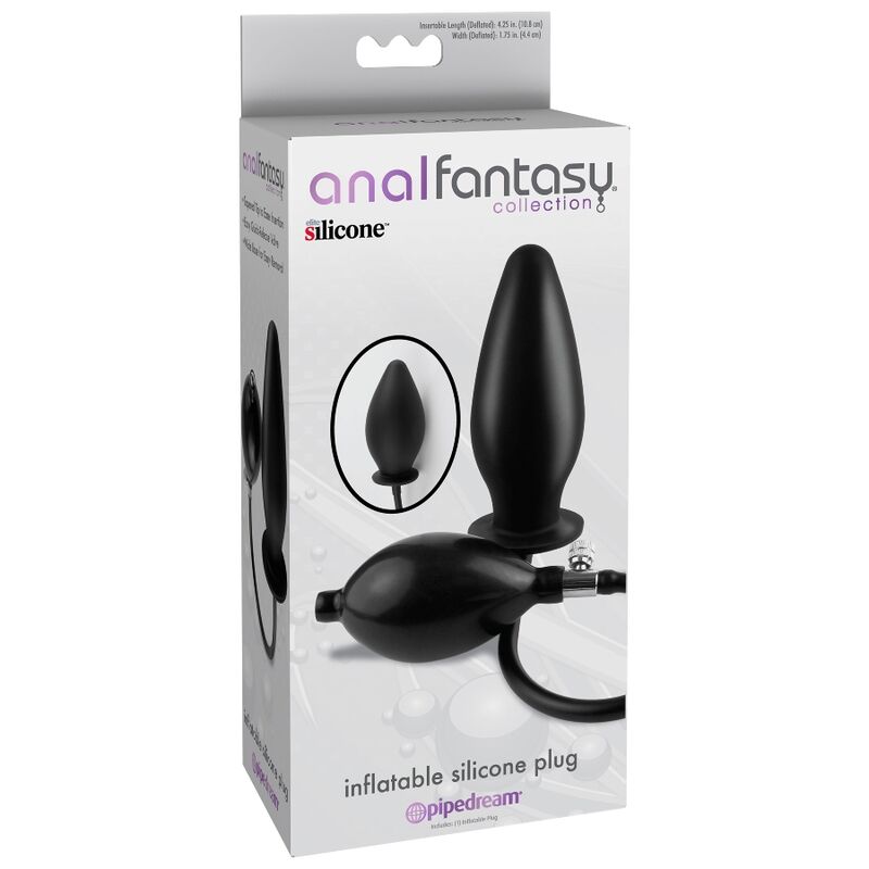 ANAL FANTASY - UPPBLÅSBAR SILIKONPLUGG