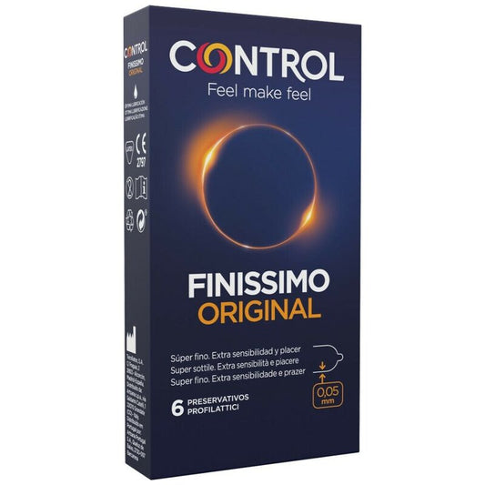 CONTROL - FINISSIMO ORIGINAL kondomer, 6 enheter