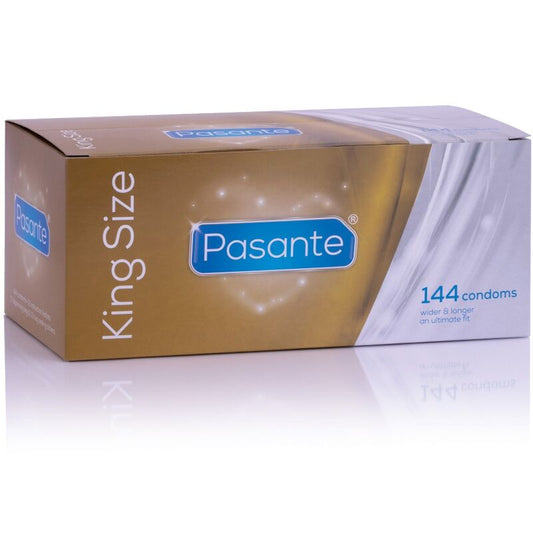 Pasante King Size kondomer i förpackning med 144 enheter
