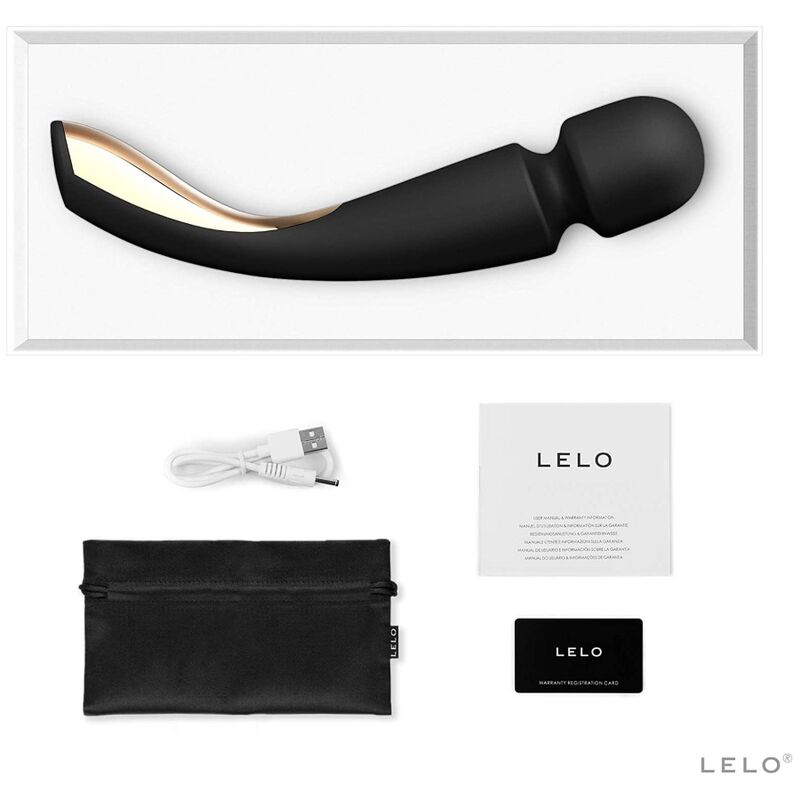 LELO Smart Medium Wand 2 svart massagerare