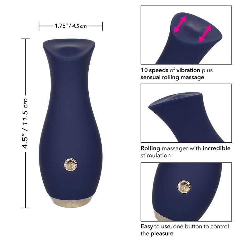 CALEXOTICS Chic Tulip Massager i blått