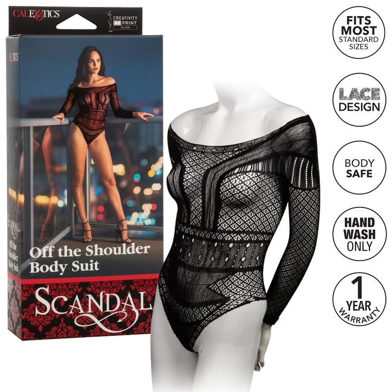 Scandal Off the Shoulder Body Suit från Calexotics