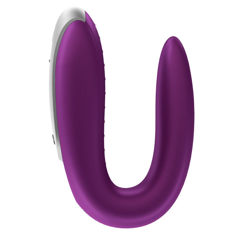 Satisfyer Double Fun partner vibrator i lila