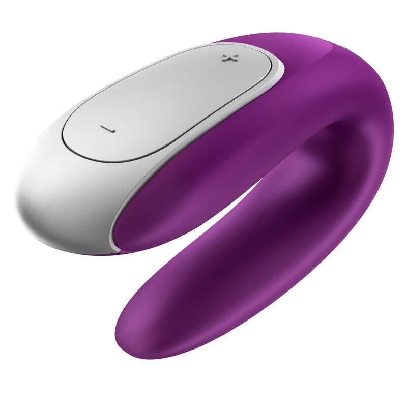 Satisfyer Double Fun partner vibrator i lila