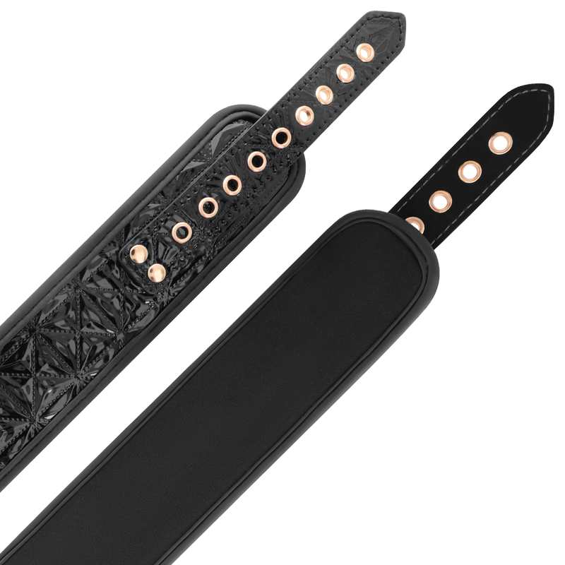 BEGME - Black Edition Halsband med Bröstvårtsklämmor och Neoprenfoder