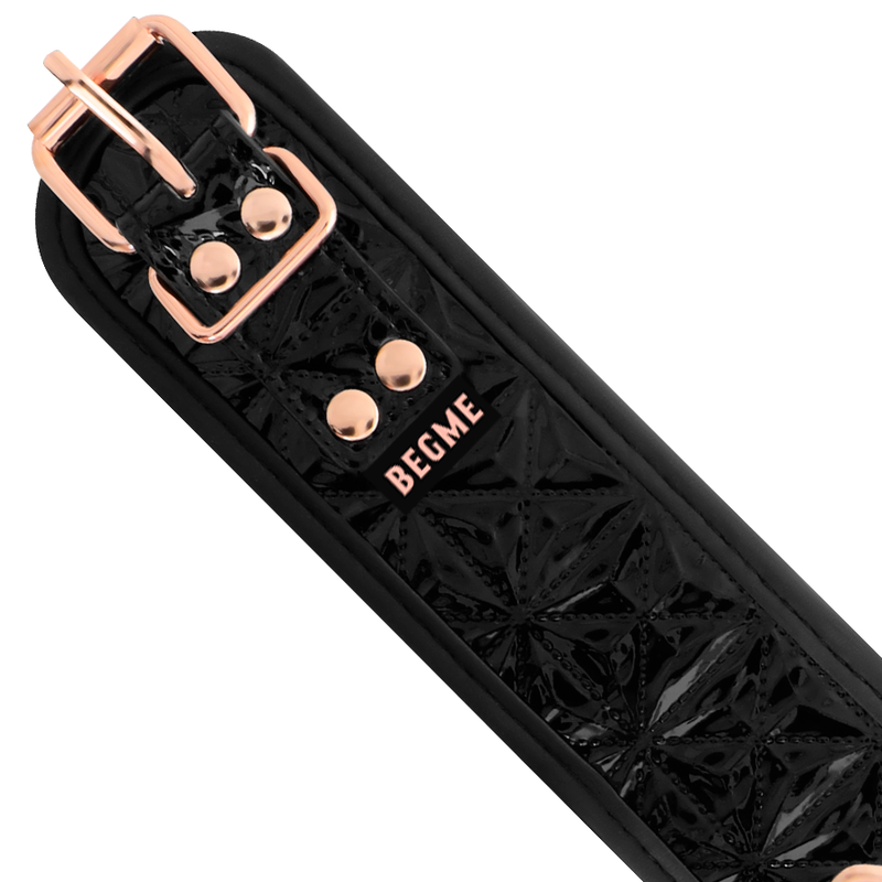 BEGME - Black Edition Halsband med Bröstvårtsklämmor och Neoprenfoder