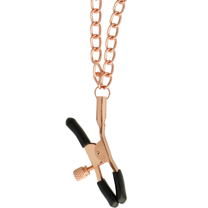 BEGME - Black Edition Halsband med Bröstvårtsklämmor och Neoprenfoder