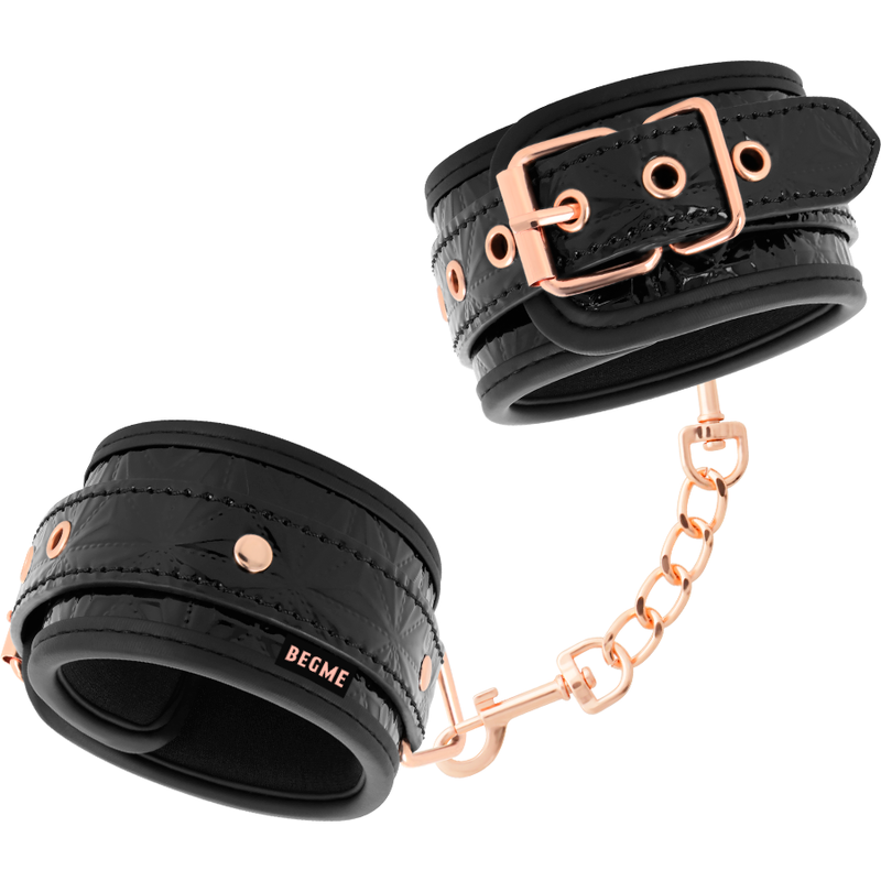 BEGME - BLACK EDITION PREMIUM HANDCUFFS MED NEOPREN FODER