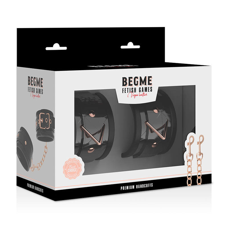 BEGME - BLACK EDITION PREMIUM HANDCUFFS MED NEOPREN FODER
