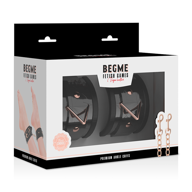 BEGME - BLACK EDITION PREMIUM ANKLE CUFFS MED NEOPREN FODER