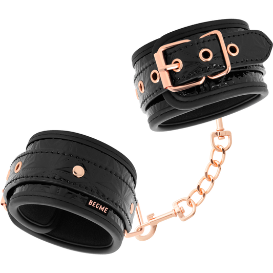 BEGME - BLACK EDITION PREMIUM ANKLE CUFFS MED NEOPREN FODER