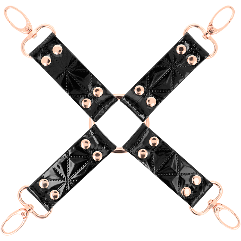 BEGME - BLACK EDITION VEGAN LÄDER HOG TIE