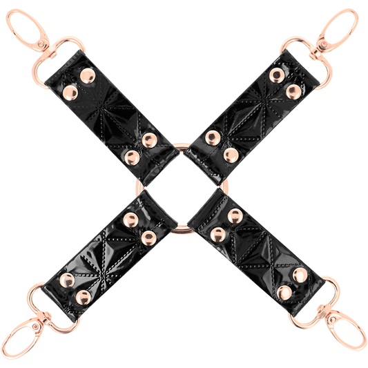 BEGME - BLACK EDITION VEGAN LÄDER HOG TIE
