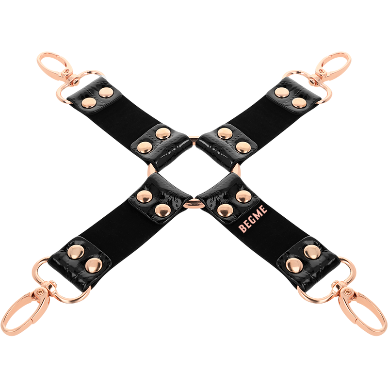 BEGME - BLACK EDITION VEGAN LÄDER HOG TIE