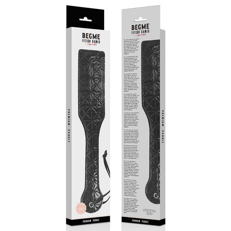 BEGME - BLACK EDITION VEGAN LÄDER PADDLE