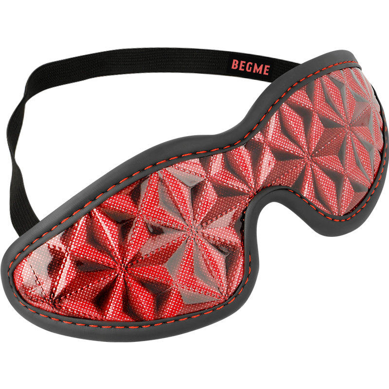 BEGME röd blindmask med neoprenfoder