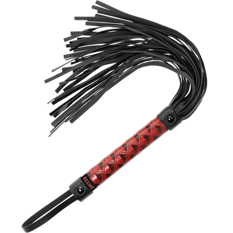 BEGME - RÖD EDITION VEGANSK LÄDER FLOGGER