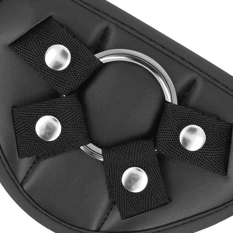 Fetish Submissive Cyber Strap med fjärrkontroll och dildo
