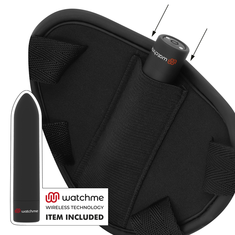 Fetish Submissive Cyber Strap med dildo och fjärrkontroll