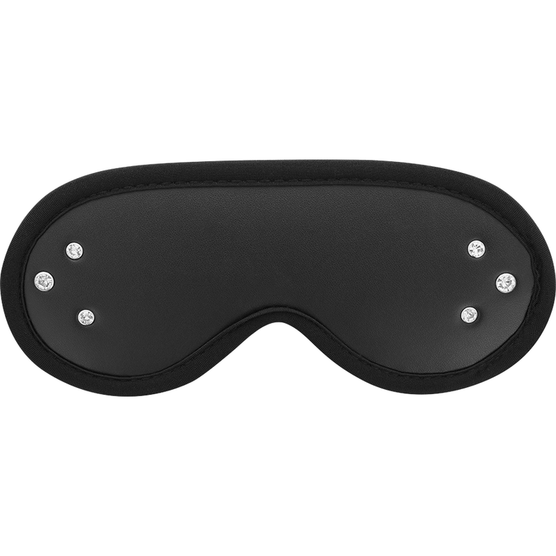 Blindmask i veganskt läder med neoprenfoder