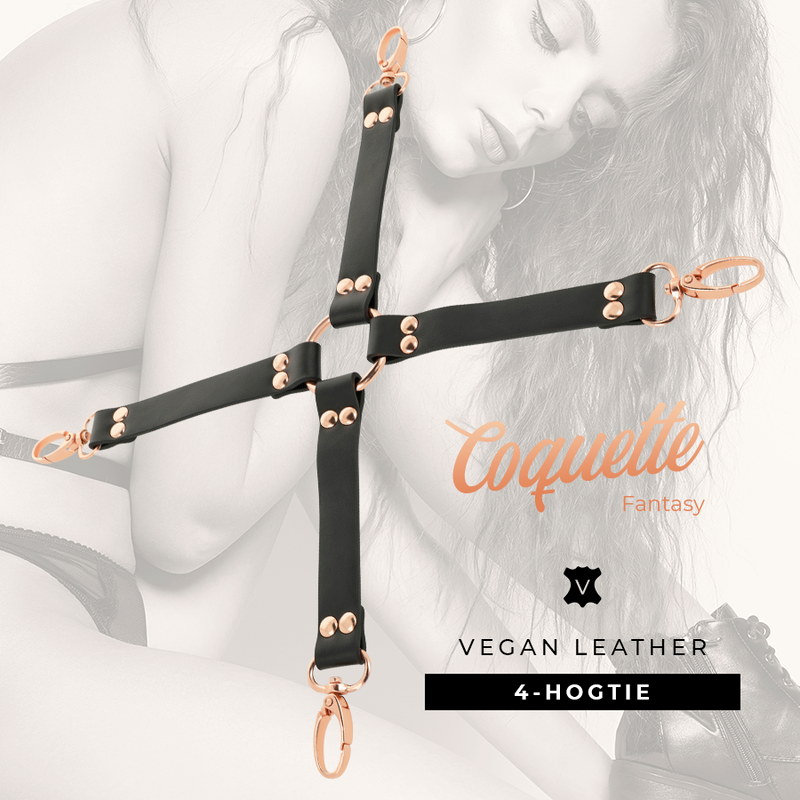 COQUETTE CHIC DESIRE - FANTASY VEGAN LÄDER HOG TIE