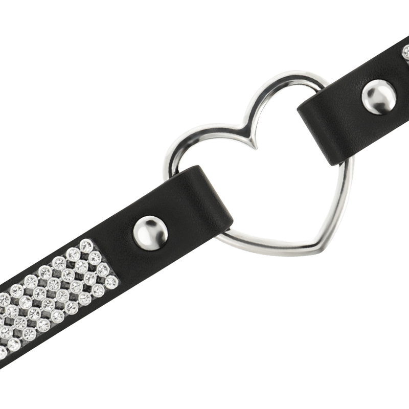 Veganskt läderhalsband med hjärta från Coquette Chic Desire